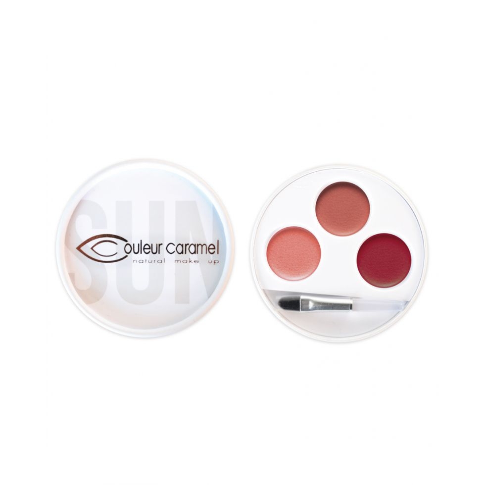 Palette 3 rouge lèvres Bio Couleur Caramel