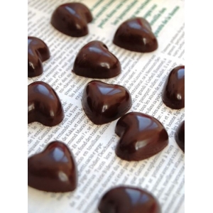 Mon coeur en Chocolat BIO de choc fleur