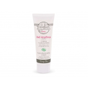 Crème  de jour Visage Hydra lumière BIO l'atelier des délices box belleaunaturel
