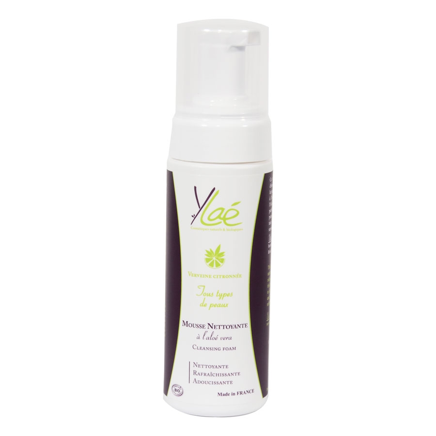 Mousse nettoyante visage bio YLAE