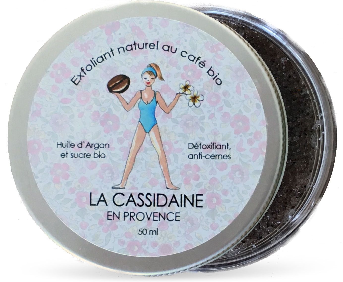 Exfoliant Corps amincissant au Café Bio de la Cassidaine