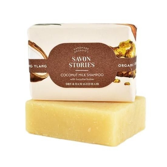 Shampoing solide Bio cheveux secs et abîmés de Savon Stories