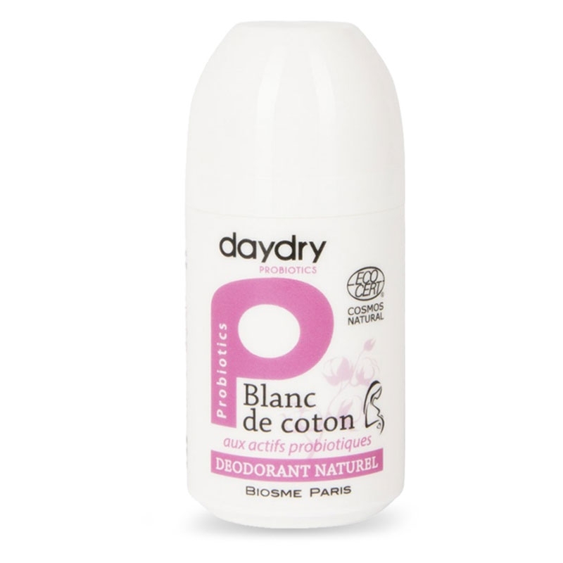 Deodorant naturel daydry probiotics - Blanc de Coton de BIOSME
