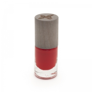 Vernis naturel rouge intense