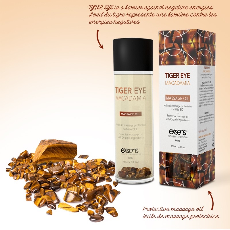 Huile de massage protectrice BIO de Exsens