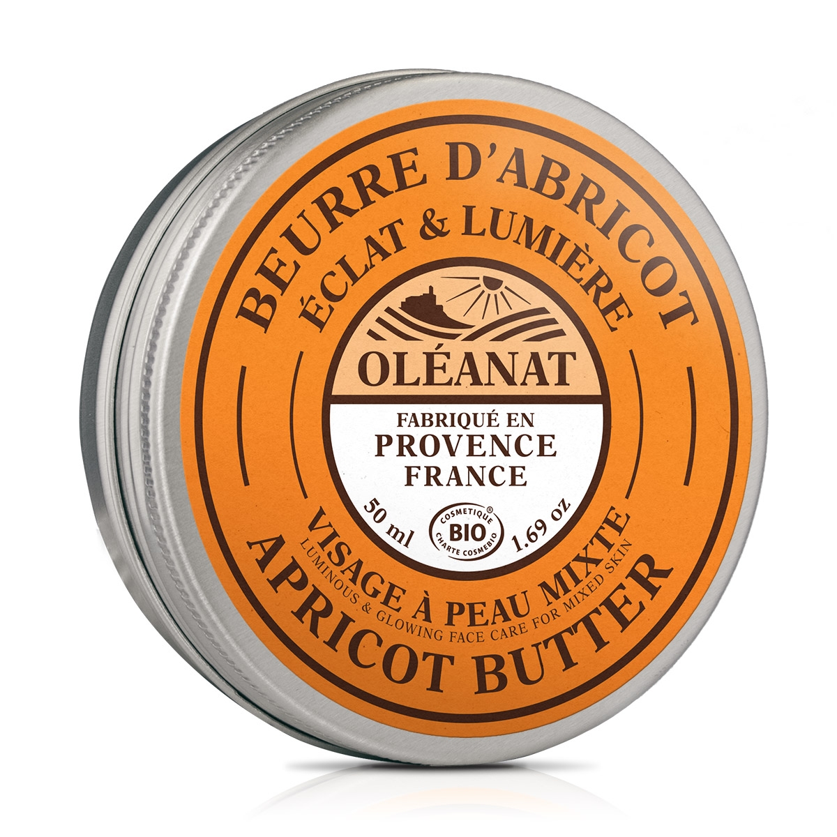 Beurre d'abricot éclat et lumière Bio