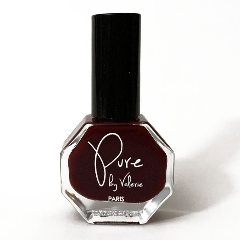 Vernis naturel rouge cerise de Pure by Valérie