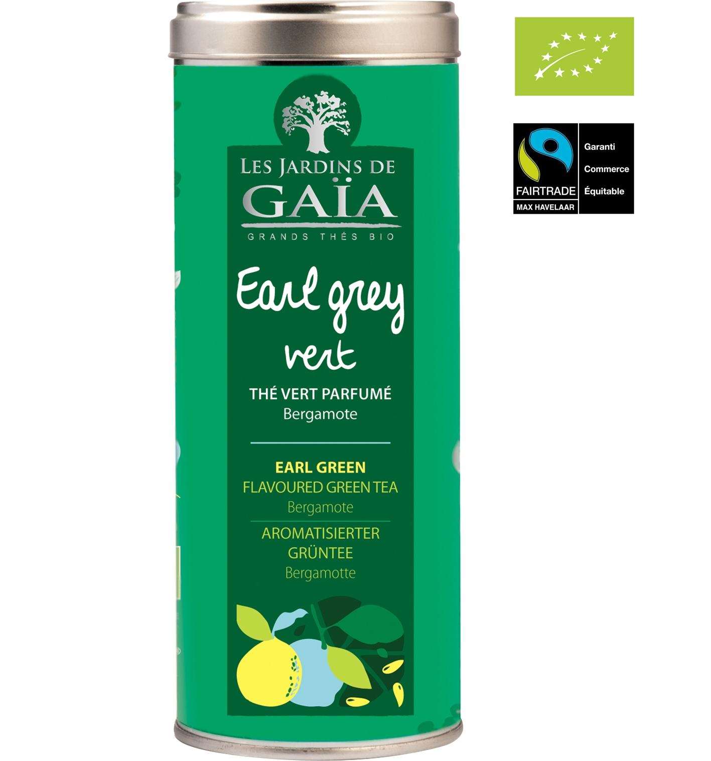 Thé vert Earl grey à la bergamote BIO