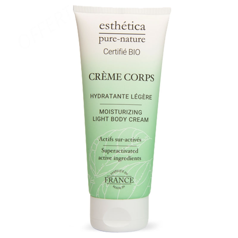 Crème corps légère hydratante Bio de Esthética pure nature