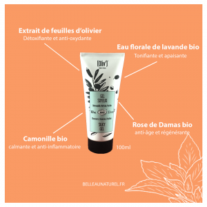 Gel soyeux nettoyant et démaquillant BIO