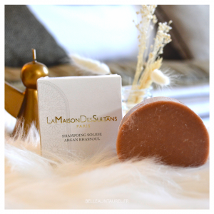 Shampoing solide Argan Rhassoul de La Maison des Sultans