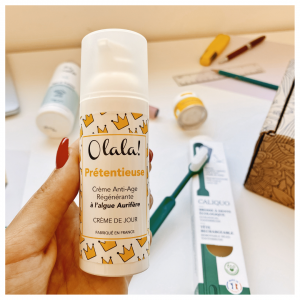 Crème raffermissante visage Bio de Olala
