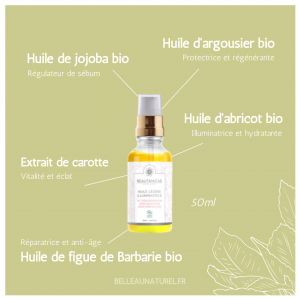 Huile légère illuminatrice Bio
