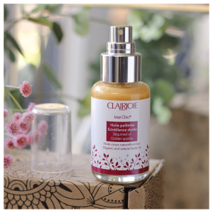 Huile pailletée irisé chic Bio de ClairJoie Huile pailletée irisé chic Bio de ClairJoie