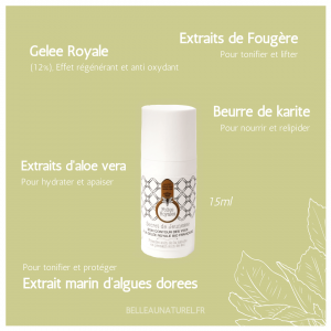 Soin contour des yeux Bio à la gelée royale FOLIES ROYALE Soin contour des yeux Bio à la gelée royale FOLIES ROYALE