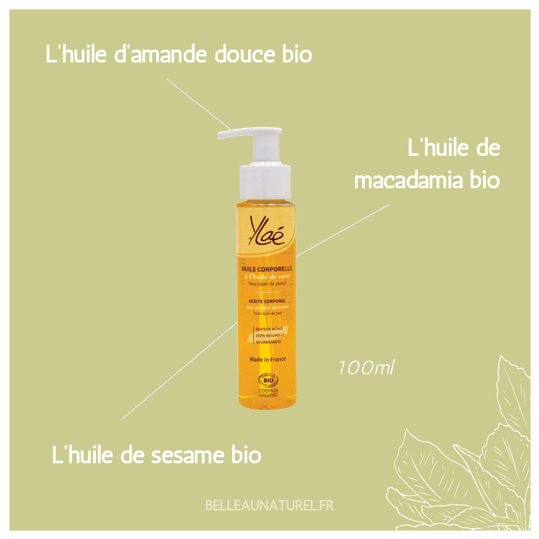 Huile sèche coco monoï Bio