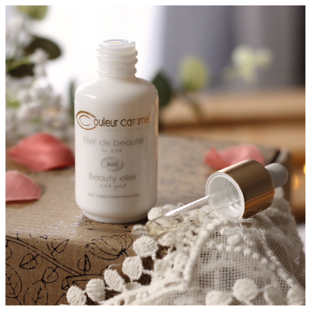 Elixir de beauté aux paillettes d'Or Bio