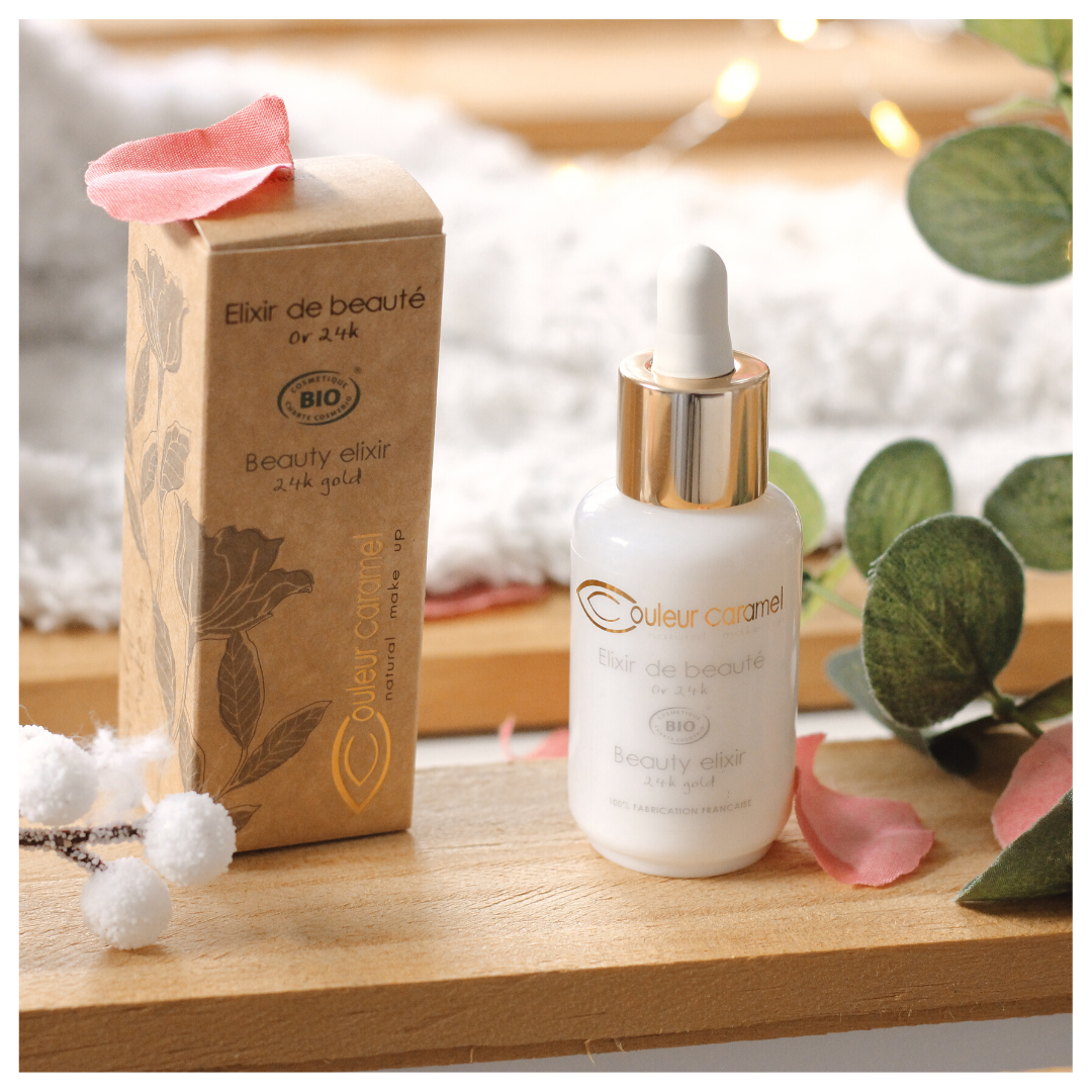Elixir de beauté aux paillettes d'Or Bio