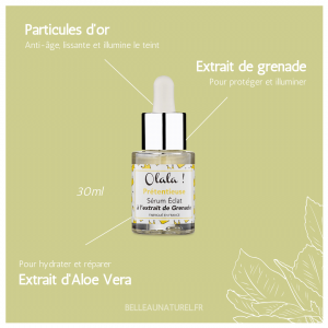 Sérum éclat du teint Bio de Olala