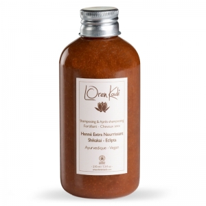 Shampoing naturel ayurvédique Henné extra-nourrissant de Loren Kadi