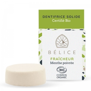 Dentifrice fraicheur bio de Bélice
