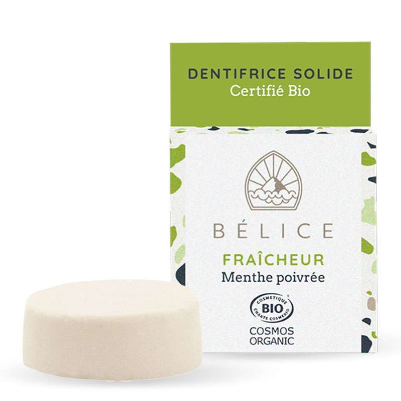 Dentifrice fraicheur bio de Bélice
