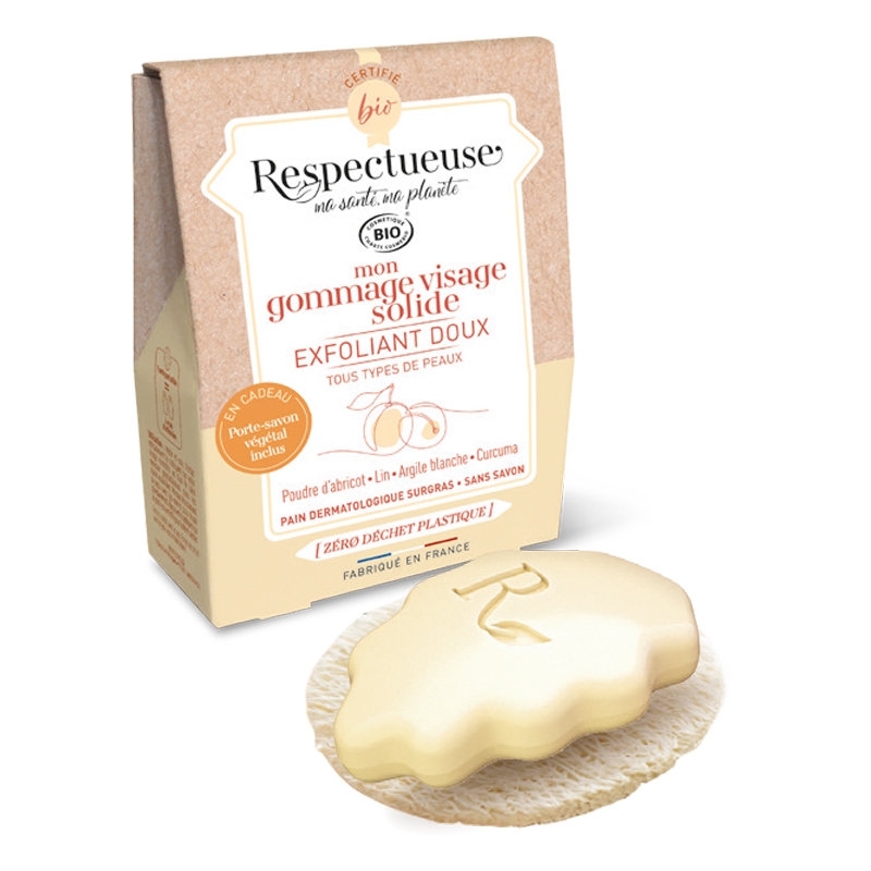 Gommage exfoliant doux visage Respectueuse