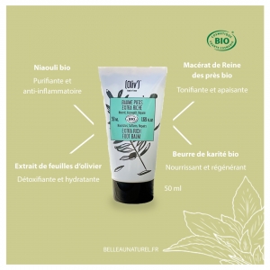 Soin nourrissant pieds BIO Oliv' bio