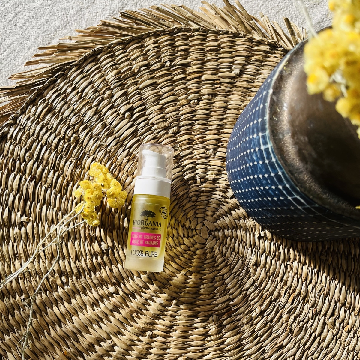 Huile de figue de Barbarie bio - Cosmétique biologique BIORGANIA