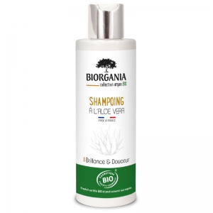 Shampoing doux à l'aloe vera bio - Cosmétique biologique BIORGANIA