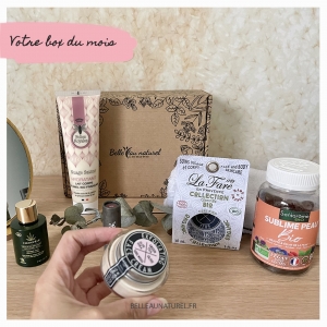 Box Belle au naturel beauté bio instant cocooning 2023