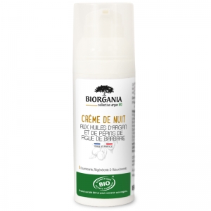 Crème de nuit anti-âge - Cosmétique biologique BIORGANIA