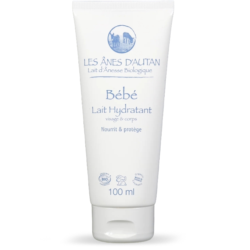 Lait Visage Corps hydratant Bébé Biologique LES ANES D'AUTAN
