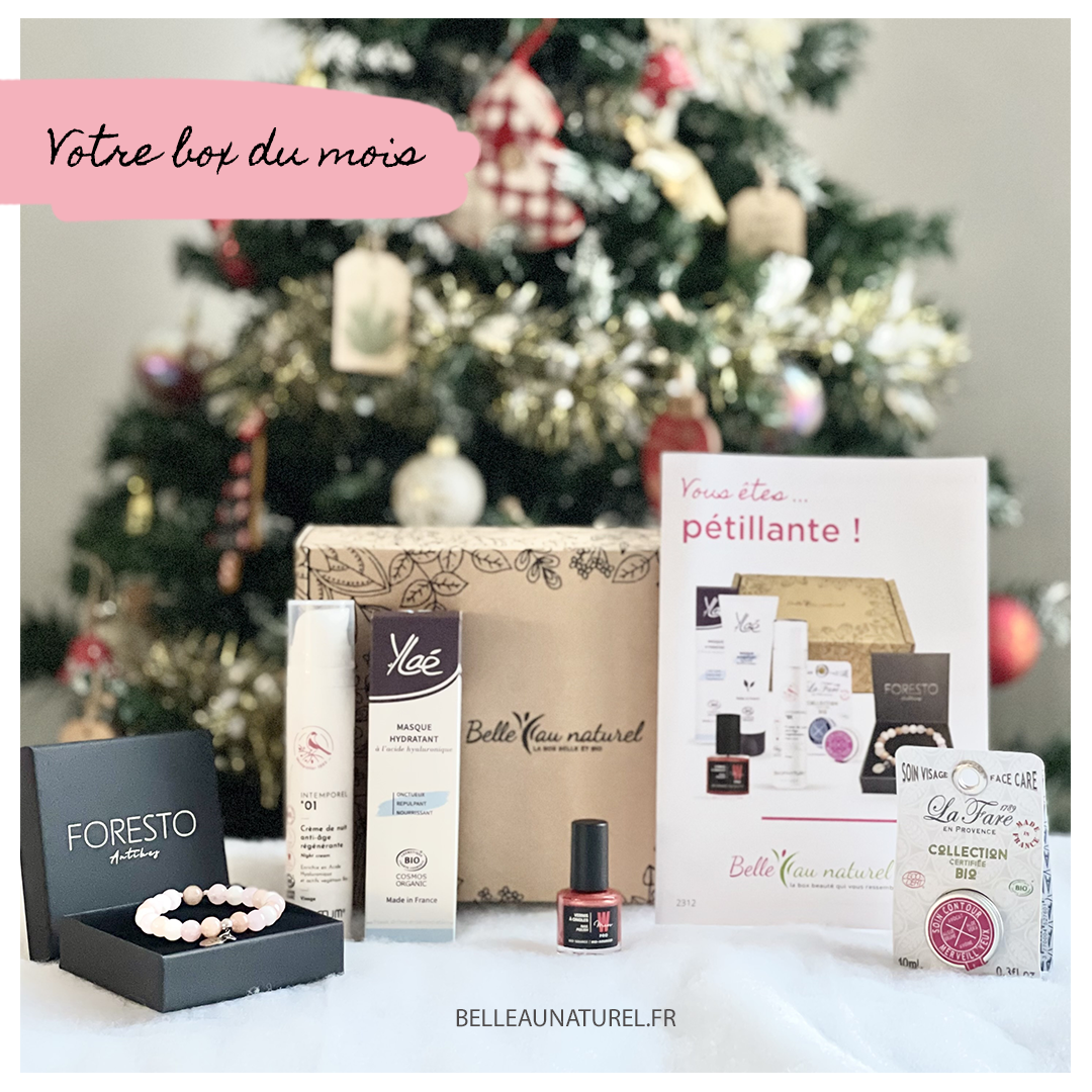 Box Belle au naturel beauté bio féérie de Noël 23