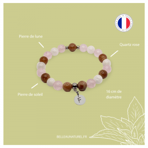 Bracelet Solaire en pierres naturelles de Foresto Antibes