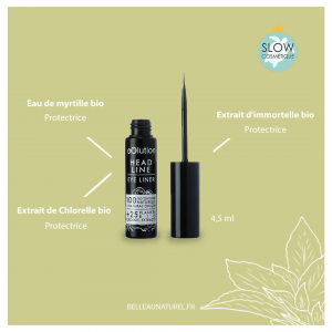 Eyeliner noir intense Bio Head line de oOlution