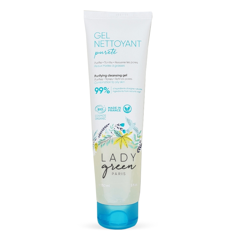 Nettoyant doux visage BIO de Lady green