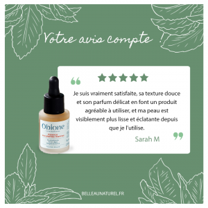 Sérum régénérant cosmétique Biologique Français de Obione