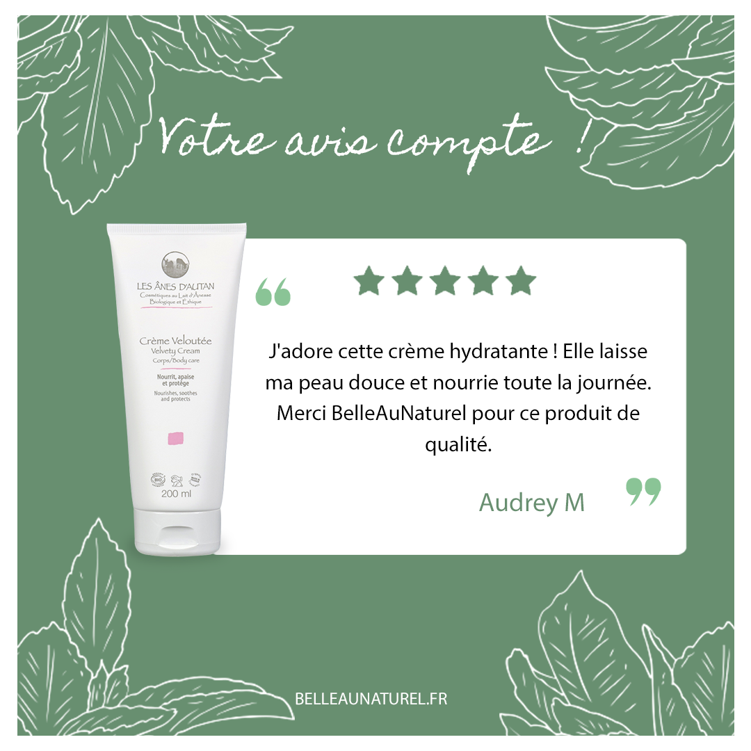 Crème hydratante pour le corps au lait d'ânesse Biologique LES ANES D'AUTAN