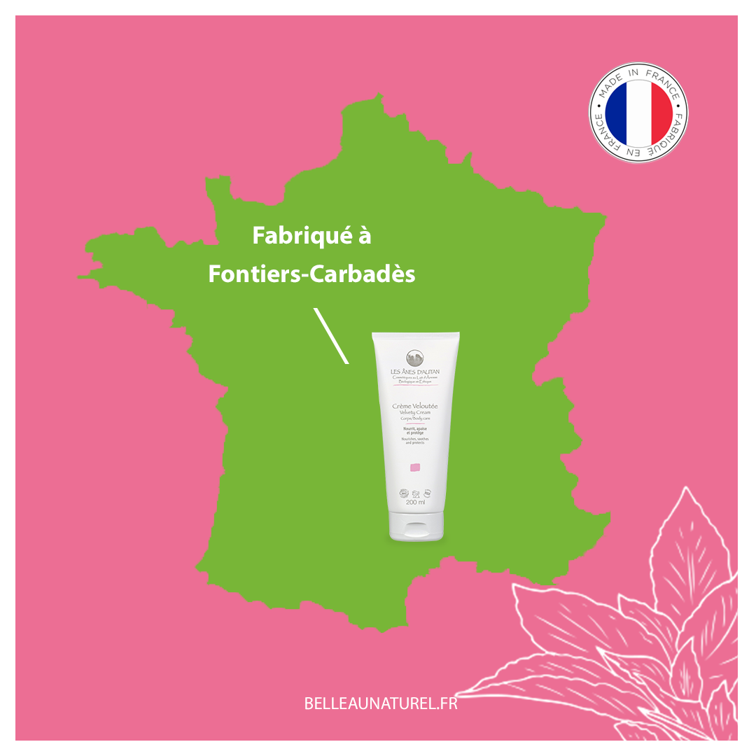 Crème hydratante pour le corps au lait d'ânesse Biologique LES ANES D'AUTAN