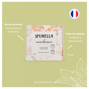 Shampoing solide Karité Babassu de Spumella