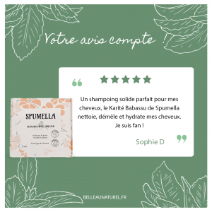 Shampoing solide Karité Babassu de Spumella