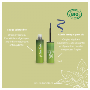 Eye Liner Bio Bleu intense de BOHO COSMETICS