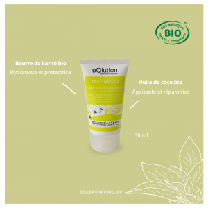 Crème pour les pieds Bio de oolution