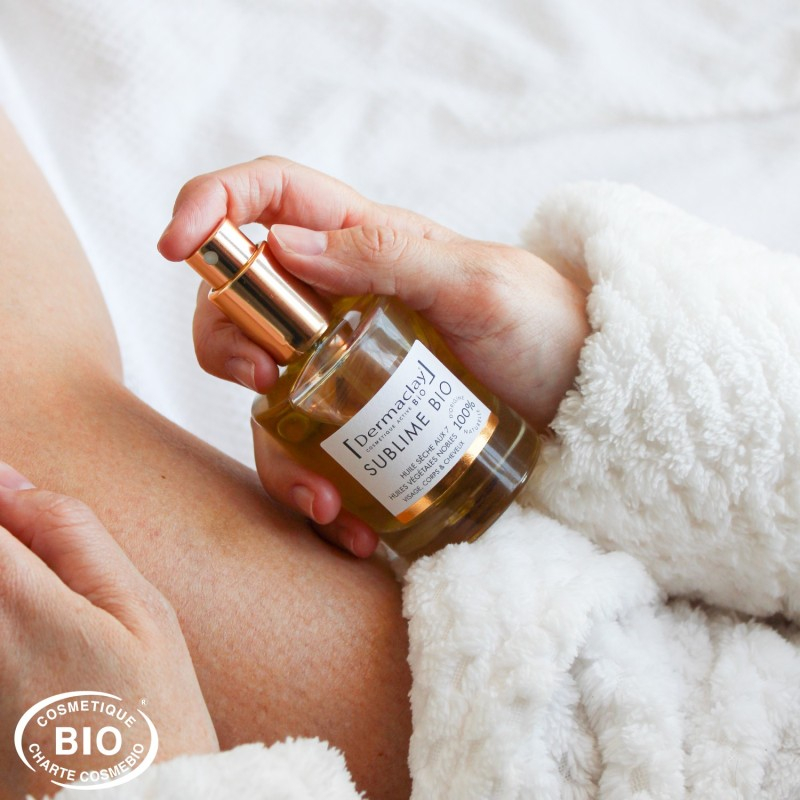 Huile Sèche Sublime Bio multi-usage - DERMACLAY