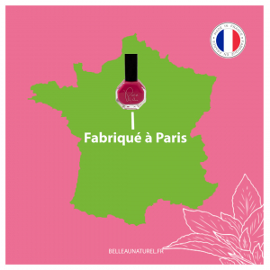 Vernis naturel ROUGE DESIR de Pure by Valérie