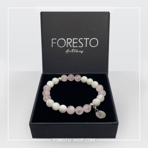 Bracelet Féminité en pierres naturelles de 8mm - FORESTO Antibes