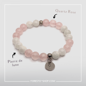 Bracelet Féminité en pierres naturelles de 8mm - FORESTO Antibes