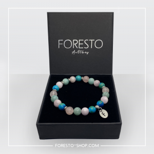 Bracelet Tendresse en pierres naturelles - Foresto Antibes