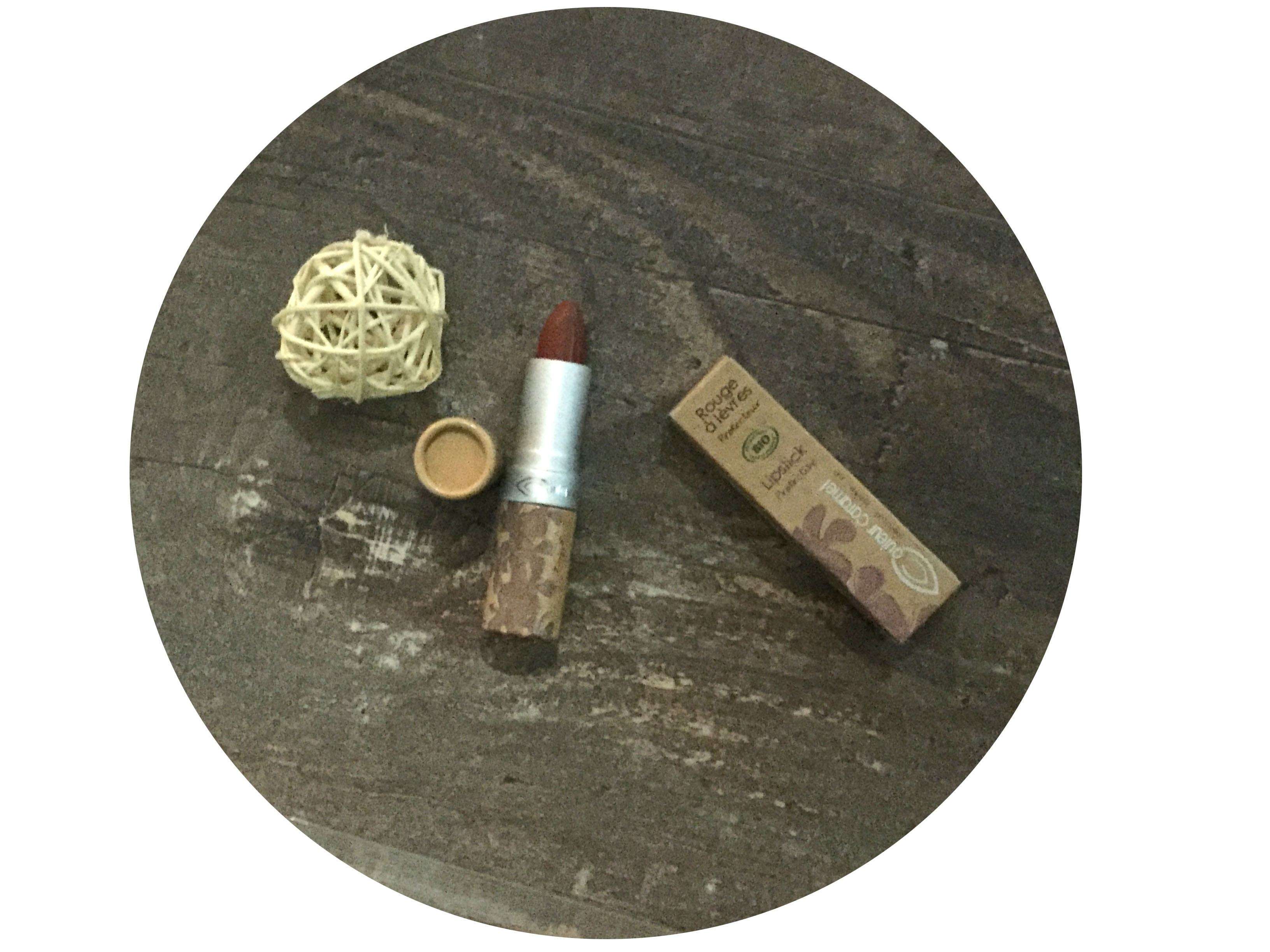 Rouge lèvre mat bio couleur caramel